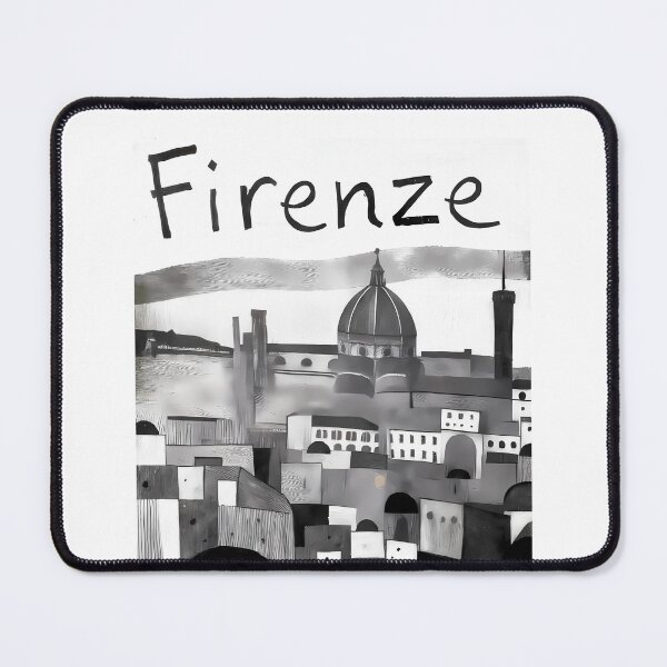 Item preview, Florence Green Cubism Print | Emerald Contemporary Geometric Italian Art designed and sold by OzzFrequency.