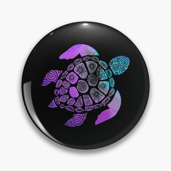 Item preview, Rainbow Watercolor Sea Turtle with Intricate Mandala Pattern Design designed and sold by zoughlal.
