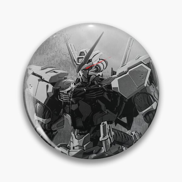 Item preview, black white astray red frame digital art illustration designed and sold by sabartgunpla.