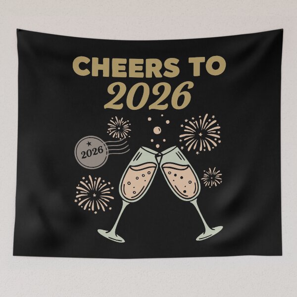 Item preview, Cheers To 2026 New Year's Eve Celebration designed and sold by LuminOrb.