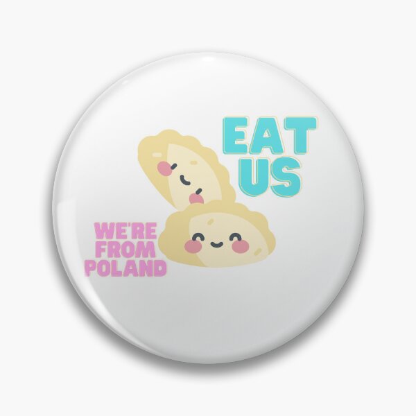 Item preview, Kawaii pierogi "Eat us we're from Poland" designed and sold by Chris-graphics-art.
