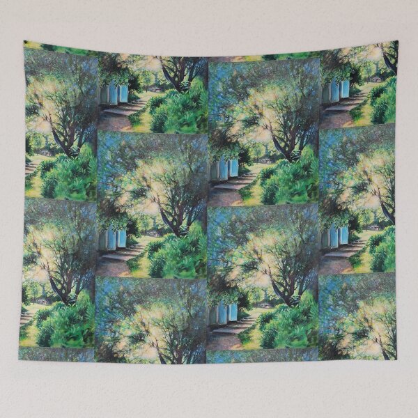 Item preview, Spellbound - sunlight through trees in the park designed and sold by LittleLiz.