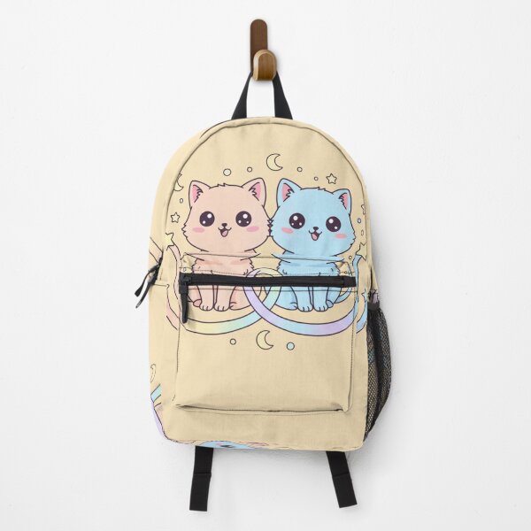Item preview, Kawaii Cosmic Zodiac GEMINI: The Twin Star Cats designed and sold by SebastianSpace.