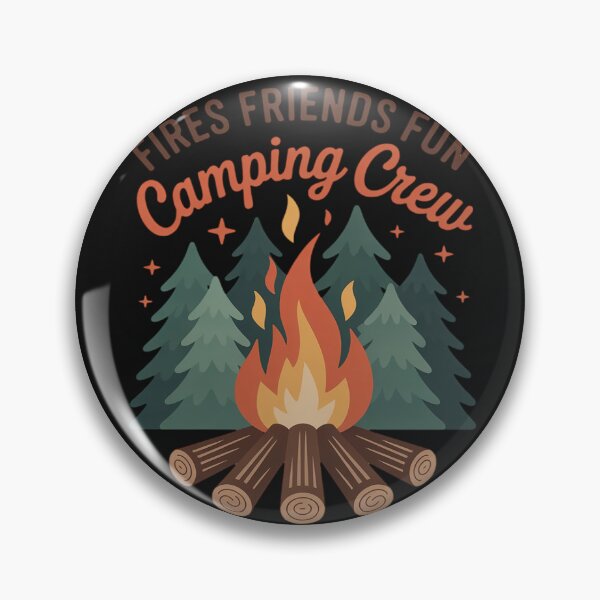 Item preview, Fires Friends Fun Camping Crew Summer Campfire Vacation designed and sold by Hofersofer.