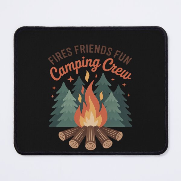 Item preview, Fires Friends Fun Camping Crew Summer Campfire Vacation designed and sold by Hofersofer.