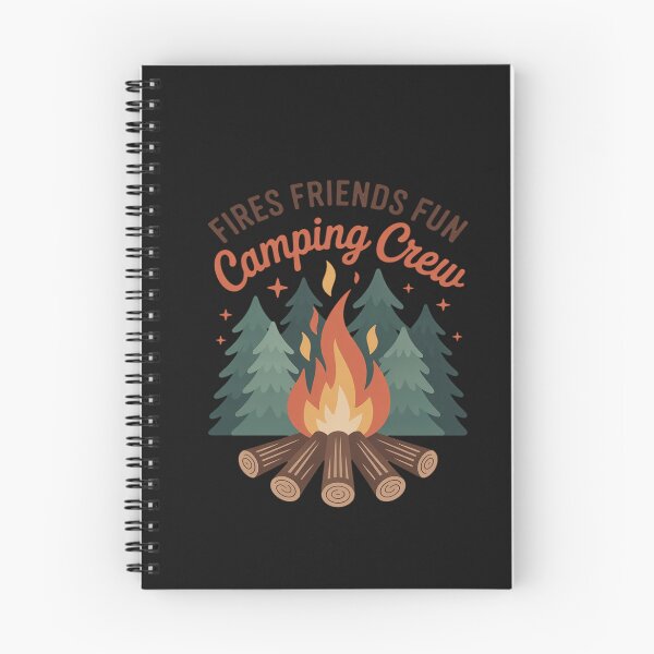 Item preview, Fires Friends Fun Camping Crew Summer Campfire Vacation designed and sold by Hofersofer.