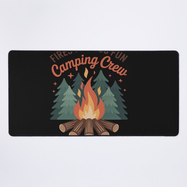 Item preview, Fires Friends Fun Camping Crew Summer Campfire Vacation designed and sold by Hofersofer.