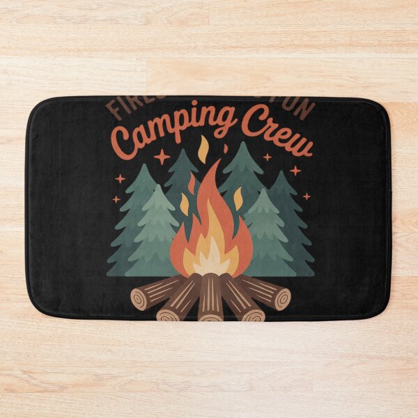 Item preview, Fires Friends Fun Camping Crew Summer Campfire Vacation designed and sold by Hofersofer.
