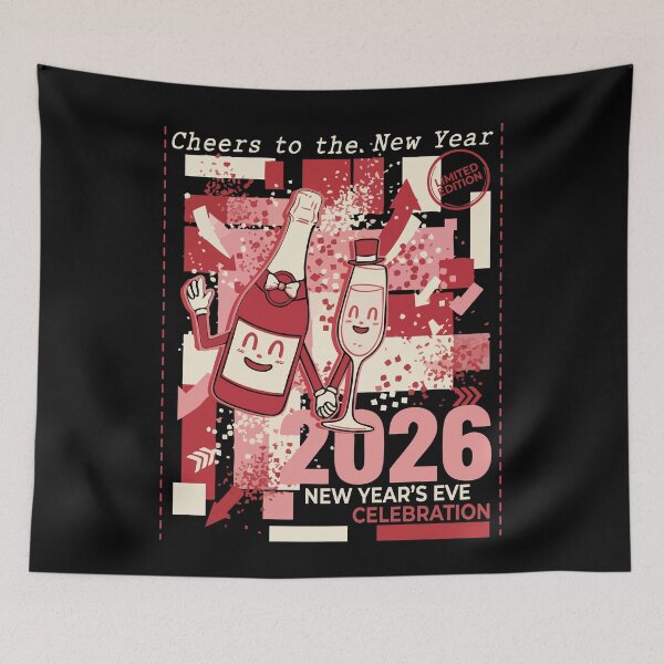 Item preview, Cheers To The New Year 2026 Celebration designed and sold by LuminOrb.