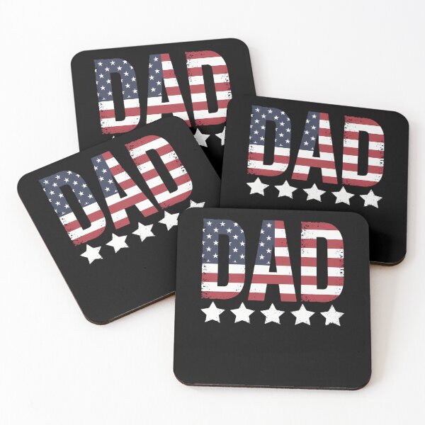 Item preview, USA Patriotic Dad Father's Day American Flag designed and sold by AsteriskDatBArt.