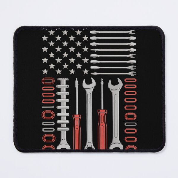 Item preview, American Flag Mechanic Patriotic Mechanic USA Flag designed and sold by Voidbinder.