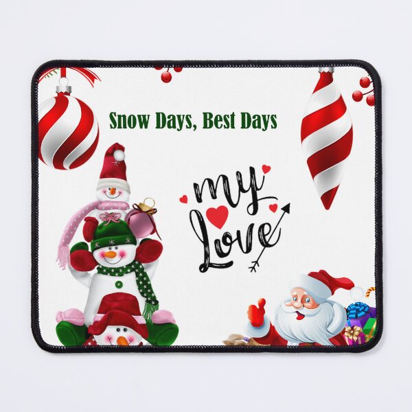 Item preview, Snowy Santa with Gifts – Festive Christmas Berries, Winter Design, Daschund Chrsitmas designed and sold by GraphixKing999.