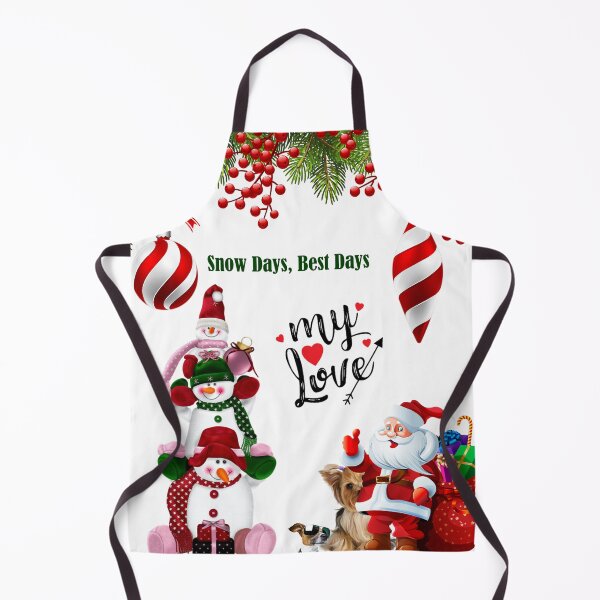 Item preview, Snowy Santa with Gifts – Festive Christmas Berries, Winter Design, Daschund Chrsitmas designed and sold by GraphixKing999.