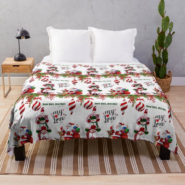 Item preview, Snowy Santa with Gifts – Festive Christmas Berries, Winter Design, Daschund Chrsitmas designed and sold by GraphixKing999.