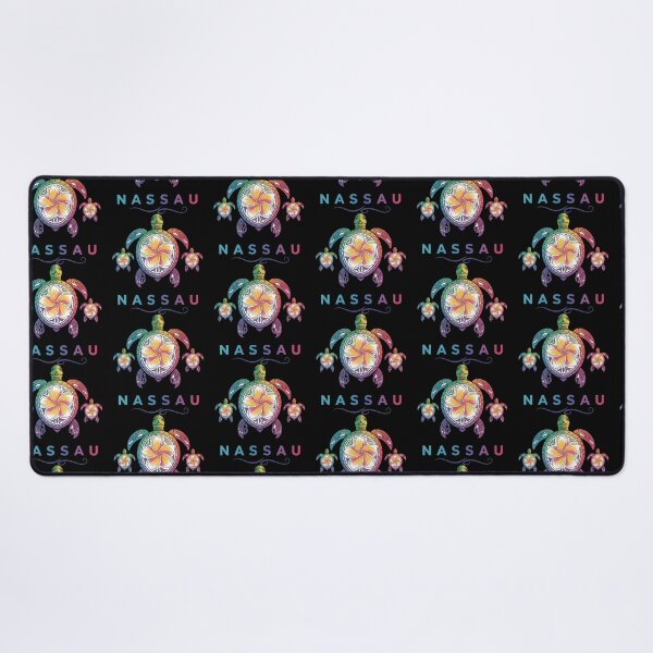 Item preview, Tropical Sea Turtle Family with Plumeria Flowers Nassau Design designed and sold by zoughlal.