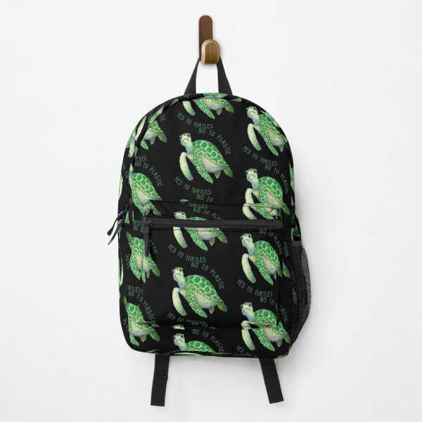 Item preview, Environmental Conservation Sea Turtle with No Plastic Message designed and sold by zoughlal.