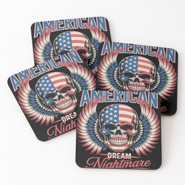 Item preview, American Flag Nightmares Funny Skeleton Usa designed and sold by Voidbinder.