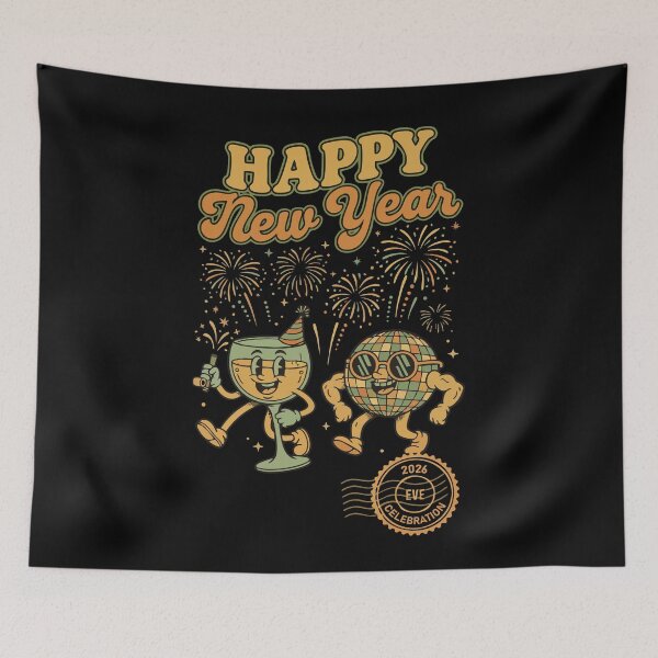 Item preview, Celebrate 2026 New Year Happy Eve Style designed and sold by LuminOrb.