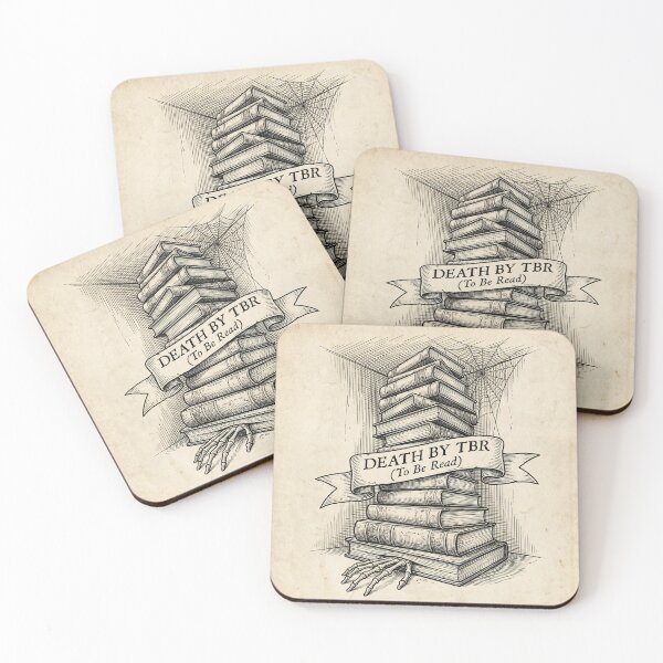 Item preview, Death by TBR - Book Lover Art designed and sold by ryanguas.