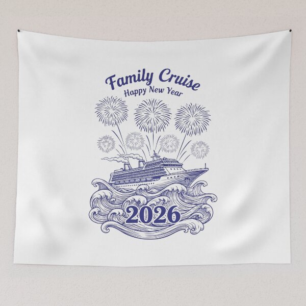 Item preview, Family Cruise Happy New Year 2026 Celebration designed and sold by LuminOrb.