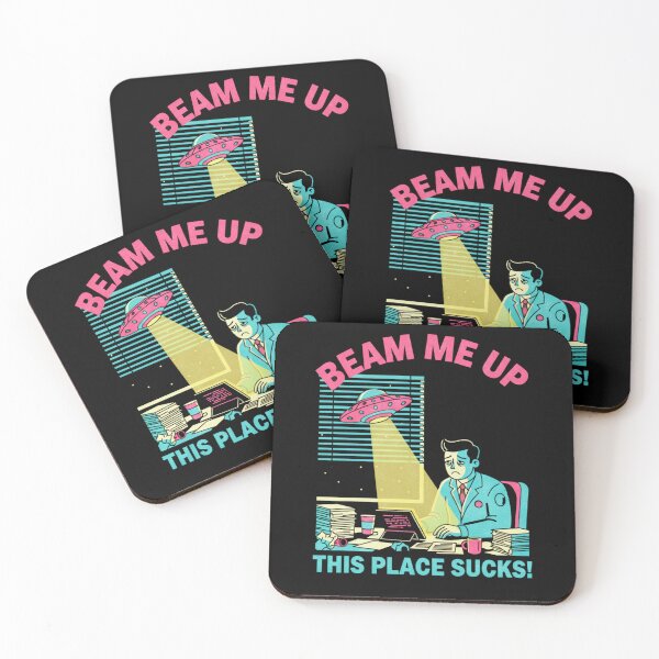 Item preview, Beam Me Up This Place Sucks Humor designed and sold by FreshVibe Prints.