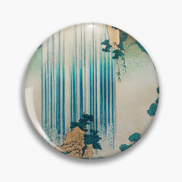 Item preview, Yoro Waterfall in Mino Province - Vintage Japanese Landscape Print designed and sold by Open Canvas.