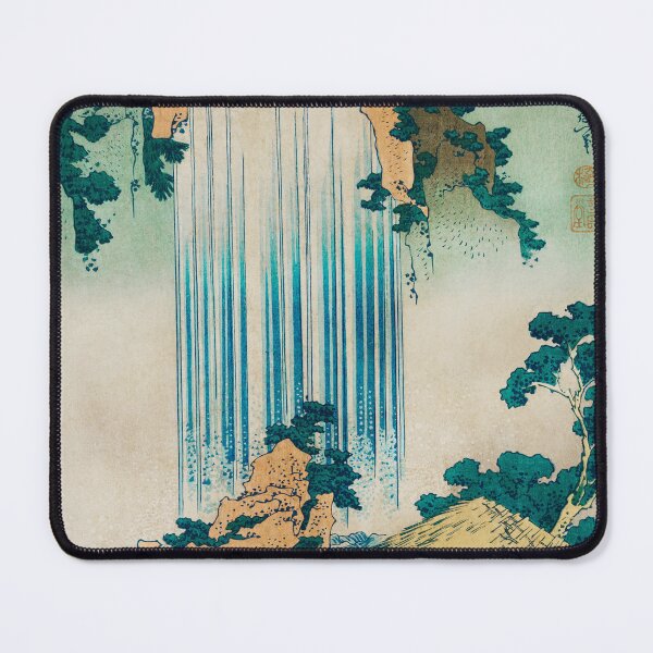 Item preview, Yoro Waterfall in Mino Province - Vintage Japanese Landscape Print designed and sold by Open Canvas.