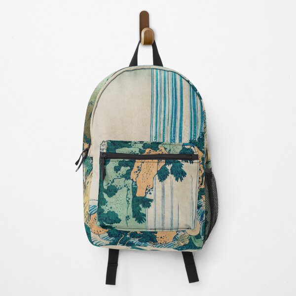 Item preview, Yoro Waterfall in Mino Province - Vintage Japanese Landscape Print designed and sold by Open Canvas.
