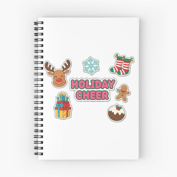 Item preview, Holiday Cheer Christmas Sticker Pack designed and sold by graphicnew.