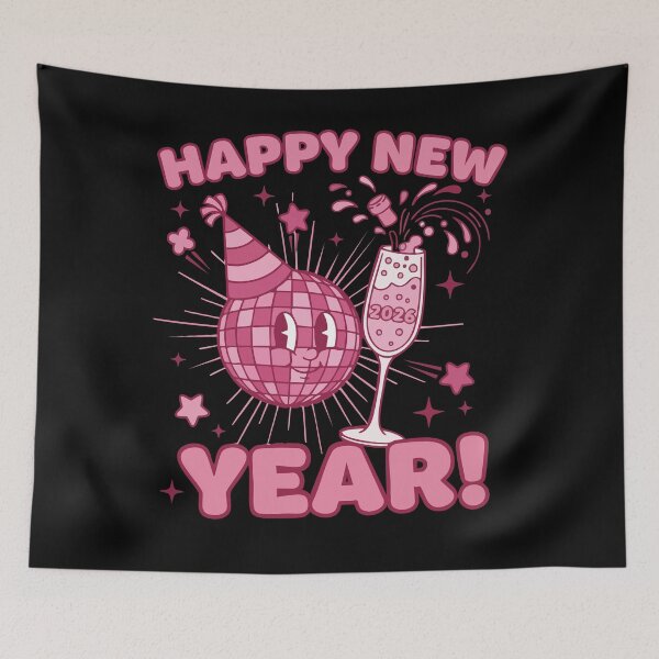 Item preview, Happy New Year 2026 Disco Ball Champagne Party designed and sold by LuminOrb.