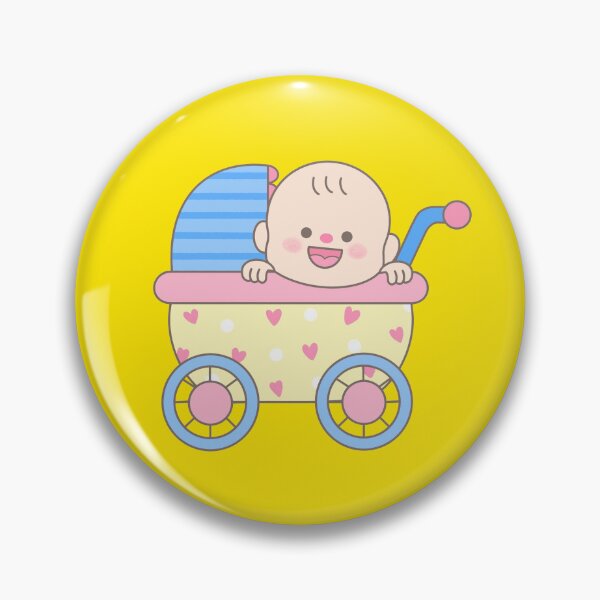 Item preview, Cute Little Baby sitting in a Baby Stroller designed and sold by nuchz.