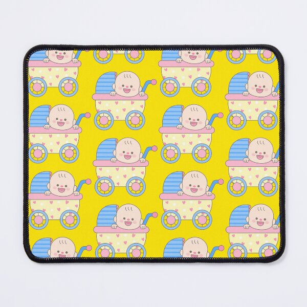 Item preview, Cute Little Baby sitting in a Baby Stroller designed and sold by nuchz.