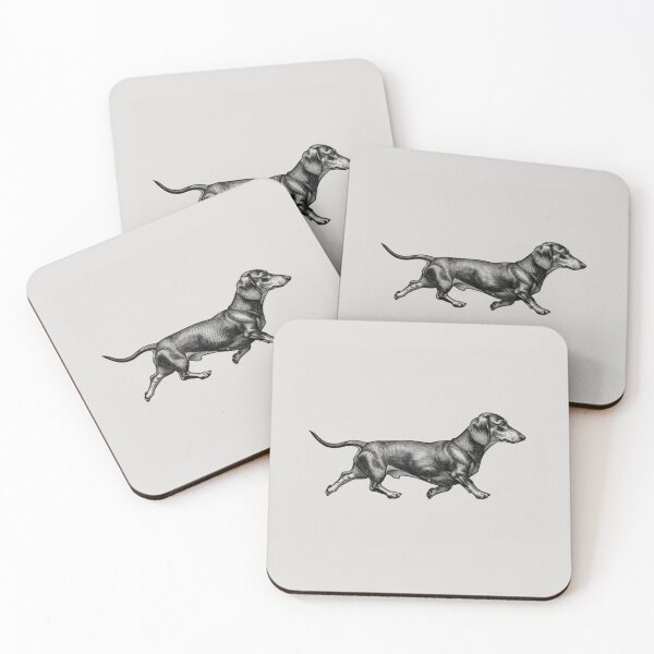 Item preview, Dachshund Vintage Engraving Dog Portrait designed and sold by RPrintPulse.