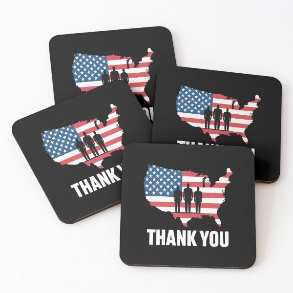Item preview, American Flag Patriotic Thank You Men Women Kid Girl Boy T-Shirt designed and sold by Shannon Bosley.