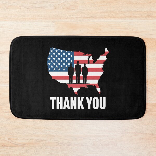 Item preview, American Flag Patriotic Thank You Men Women Kid Girl Boy T-Shirt designed and sold by Shannon Bosley.