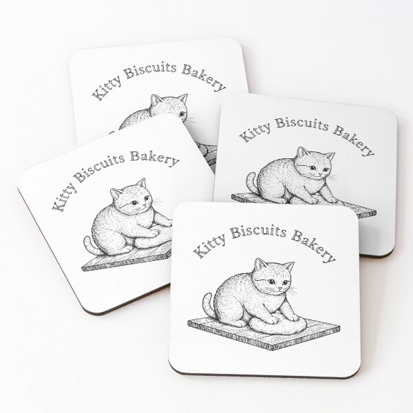 Item preview, Funny Baking Art Kitty Biscuits Bakery Cat Lover T-Shirt designed and sold by PutagaShop.
