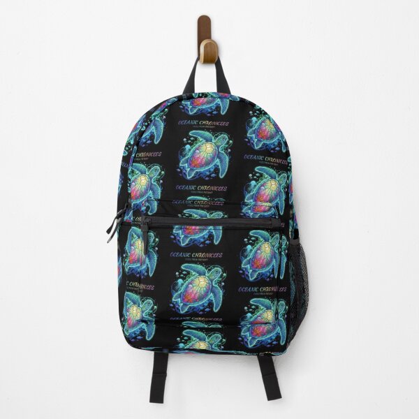 Item preview, Radiant Rainbow Sea Turtle with Sunset Ocean Ecosystem Shell designed and sold by zoughlal.