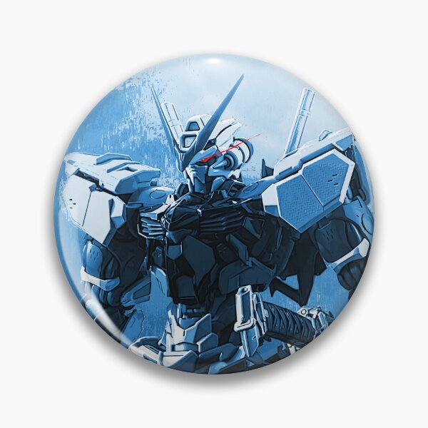 Item preview, blue astray red frame digital art illustration designed and sold by sabartgunpla.