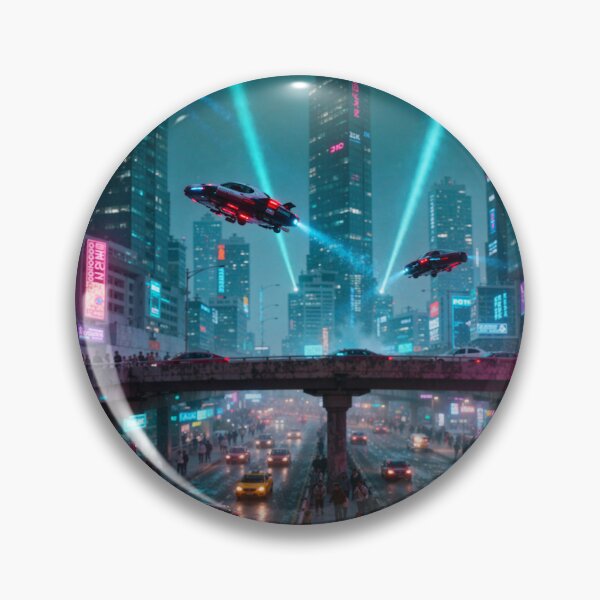 Item preview, Night City Street Scene designed and sold by aykiradesigns.