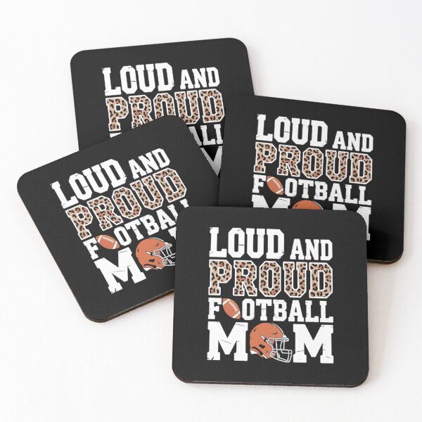 Item preview, Leopard Loud & Proud American Football Mom Family Mama Mommy designed and sold by LacostCarl.