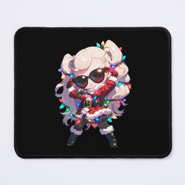 Item preview, Game Justine Caroline Christmas Persona 5 Anime Girl Santa Lights Chibi Holiday designed and sold by thedarvills.