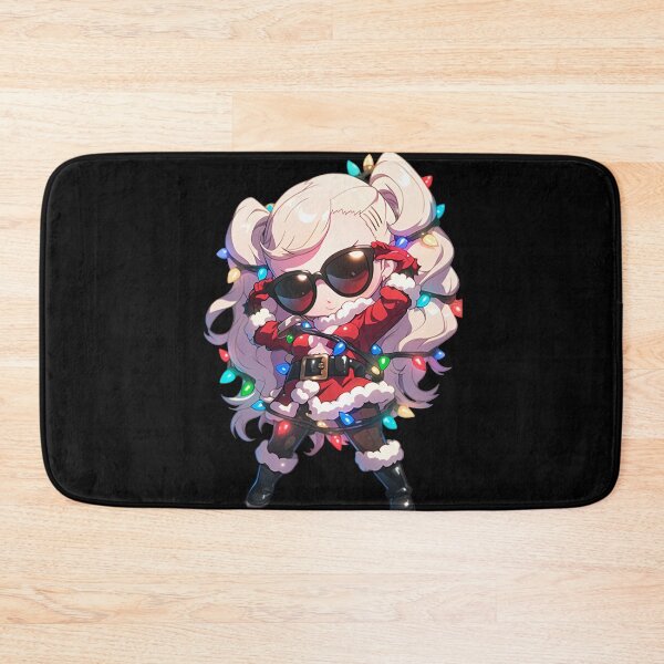 Item preview, Game Justine Caroline Christmas Persona 5 Anime Girl Santa Lights Chibi Holiday designed and sold by thedarvills.