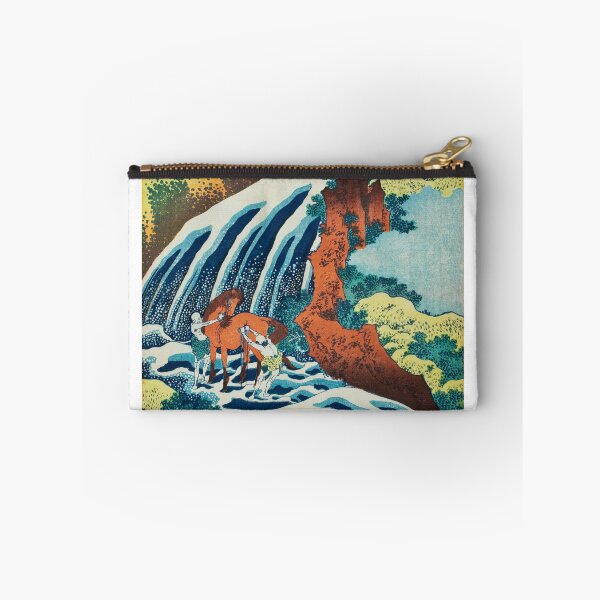 Item preview, Yoshitsune Horse Washing Falls - Vintage Japanese Landscape Print designed and sold by Open Canvas.