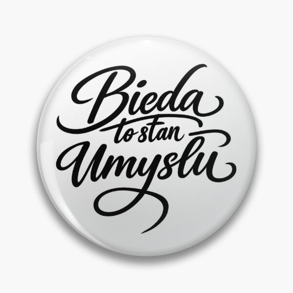 Item preview,  Bieda To Stan Umysłu | Polish Quote designed and sold by Anniko Art Studio.