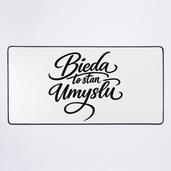 Item preview,  Bieda To Stan Umysłu | Polish Quote designed and sold by Anniko Art Studio.
