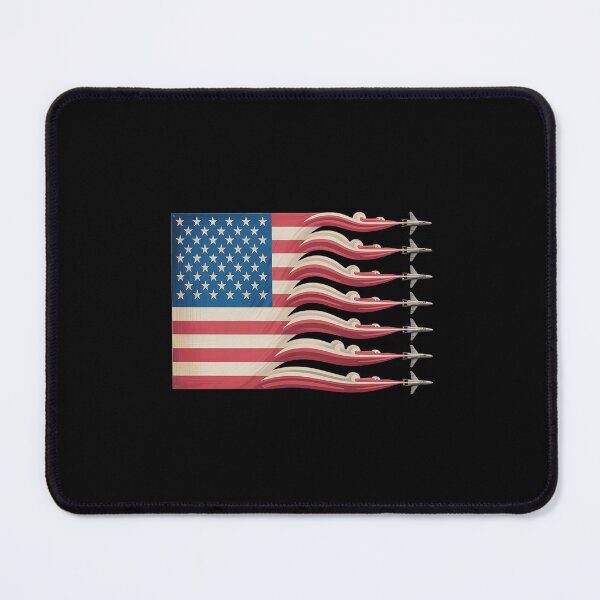 Item preview, American Patriotic Fighter Jets USA Flag Waving 4th of July designed and sold by Shannon Bosley.