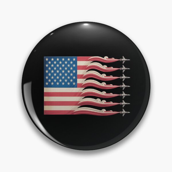 Item preview, American Patriotic Fighter Jets USA Flag Waving 4th of July designed and sold by Shannon Bosley.