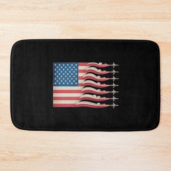 Item preview, American Patriotic Fighter Jets USA Flag Waving 4th of July designed and sold by Shannon Bosley.