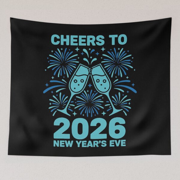 Item preview, Cheers To 2026 New Year's Eve Fireworks designed and sold by LuminOrb.