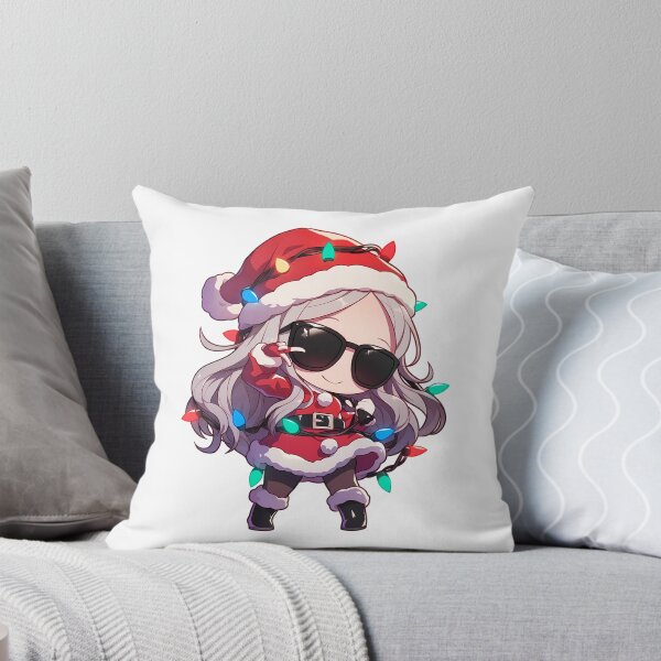 Item preview, Game Sae Niijima Christmas Persona 5 Anime Girl Santa Lights Chibi Red Kawaii designed and sold by thedarvills.